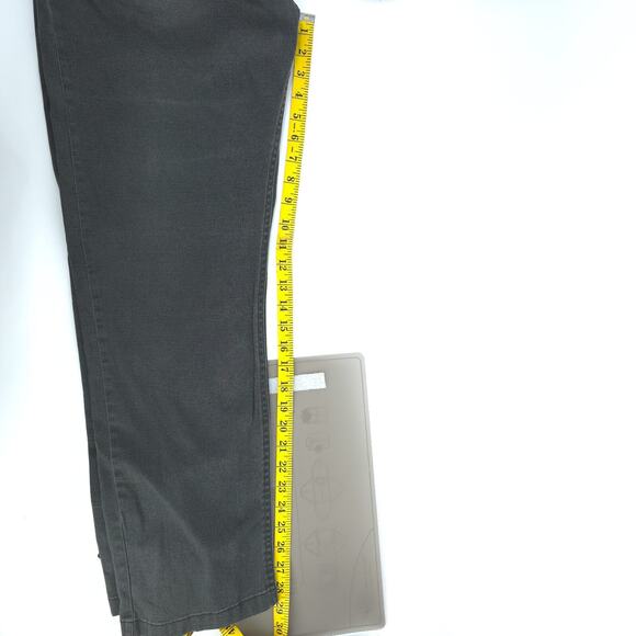 Calvin Klein Men 34X29 Gray Pull On Elastic Waist Stretchy Denim Straight Jean - Picture 15 of 16